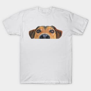 Peek a Boo Dog T-Shirt